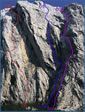Paklenica rock climbing photograph - Anica kuk